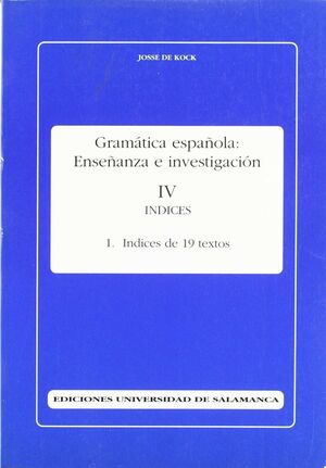 ÍNDICE ALFABÉTICO, ALFABÉTICO INVERSO Y DE FRECUENCIA DE 19 TEXTOS