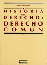 HISTORIA DEL DERECHO:DERECHO COMÚN