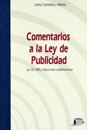 COMENTARIOS A LA LEY DE PUBLICIDAD.