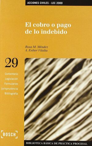 EL COBRO O PAGO DE LO INDEBIDO - LEC 2000-DESCATAL