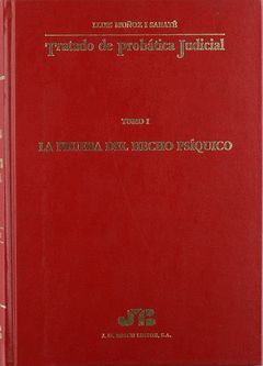TRATADO DE PROBÁTICA JUDICIAL.  TOMO I
