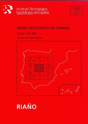 MAPA GEOLOGICO 105 RIAÑO (1:50.000)