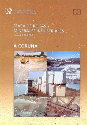 MAPA DE ROCAS Y MINERALES INDUSTRIALES, ESCALA 1