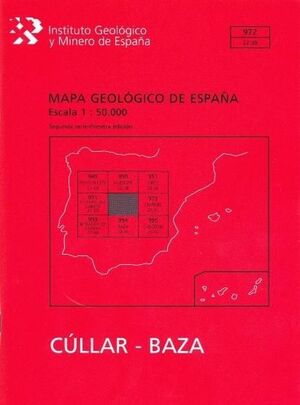CÚLLAR - BAZA. 972 - MAPA GEOLÓGICO DE ESPAÑA (1 : 50.000)