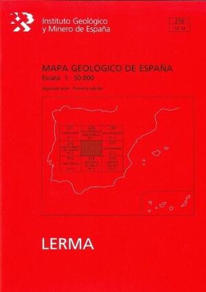 MEMORIA Y MAPA GEOLÓGICO DE ESPAÑA, LERMA, 276