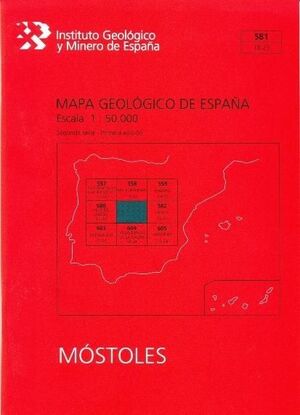 MAPA GEOLÓGICO DE ESPAÑA, E 1:50.000, MÓSTOLES, 581