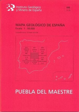 MAPA GEOLÓGICODE ESPAÑA. PUEBLA DEL MAESTRE ESCALA 1:50.000 Nº 898