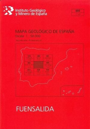 MAPA GEOLÓGICO DE ESPAÑA ESCALA 1:50.000. HOJA 603, FUENSALIDA