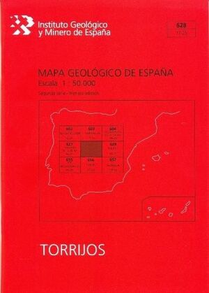 MAPA GEOLÓGICO DE ESPAÑA ESCALA 1:50.000. HOJA 628, TORRIJOS