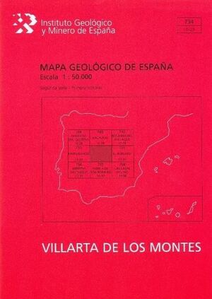 MAPA GEOLÓGICO DE ESPAÑA ESCALA 1:50.000. HOJA 734, VILLARTA DE LOS MONTES