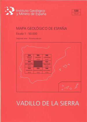 MAPA GEOLÓGICO DE ESPAÑA ESCALA 1:50.000. HOJA 530, VADILLO DE LA SIERRA
