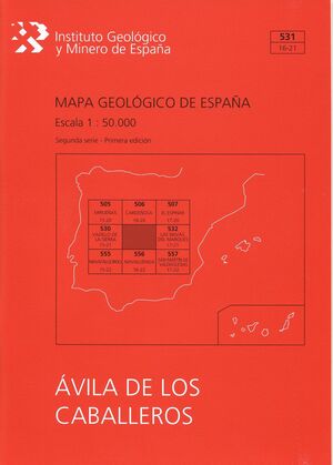 MAPA GEOLÓGICO DE ESPAÑA ESCALA 1:50.000. HOJA 599, JARAÍZ DE LA VERA