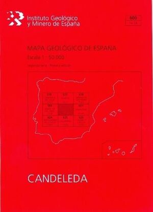 MAPA GEOLÓGICO DE ESPAÑA ESCALA 1:50.000. HOJA 600, CANDELEDA