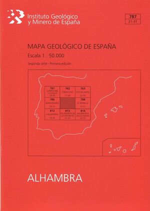 MAPA GEOLÓGICO DE ESPAÑA ESCALA 1:50.000. HOJA 787, ALHAMBRA