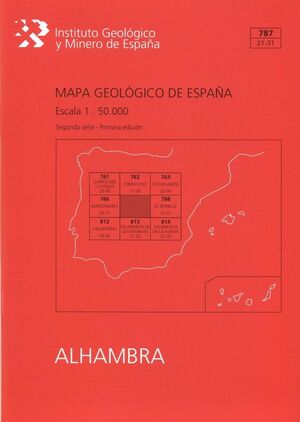 MAPA GEOLÓGICO DE ESPAÑA ESCALA 1:50.000. HOJA 787, ALHAMBRA