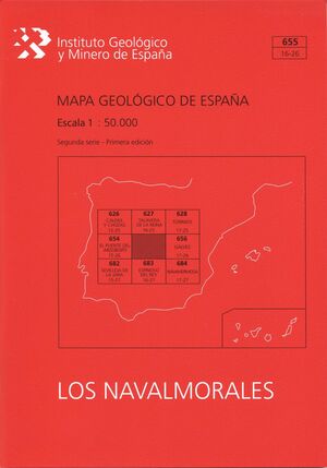 MAPA GEOLÓGICO DE ESPAÑA ESCALA 1:50.000. HOJA 655, LOS NAVALMORALES