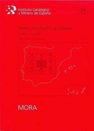 MAPA GEOLÓGICO DE ESPAÑA ESCALA 1:50.000. HOJA 658, MORA