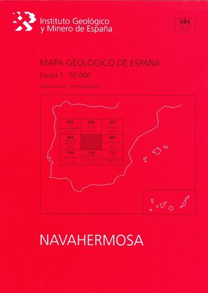 MAPA GEOLÓGICO DE ESPAÑA ESCALA 1:50.000. HOJA 684, NAVAHERMOSA