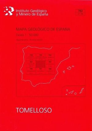 MAPA GEOLÓGICO DE ESPAÑA, E 1:50.000. HOJA N 762, TOMELLOSO