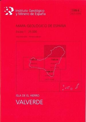 MAPA GEOLÓGICO DE ESPAÑA ESCALA 1:25.000. VALVERDE, 1105-II