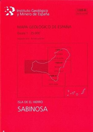 MAPA GEOLÓGICO DE ESPAÑA ESCALA 1:25.000. SABINOSA, 1105-III