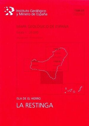 MAPA GEOLÓGICO DE ESPAÑA ESCALA 1:25.000. LA RESTRINGA, 1108-II-I
