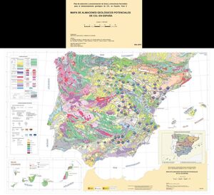 MAPA ALMACENES GEOLOGICOS CO2 ESPAÑA