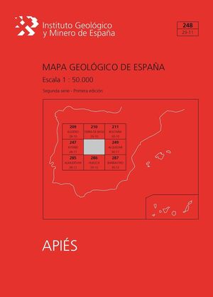 IGME MAPA GEOLÓGICO Nº 248 1:50000 APIÉS