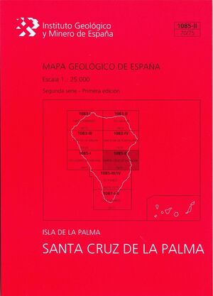 SANTA CRUZ DE LA PALMA, 1085-II (70/75): MAPA GEOLÓGICO DE ESPAÑA ESCALA 1:25000