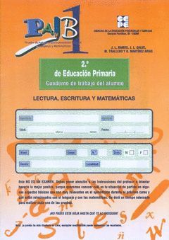 PAIB 1, 2 EDUCACIÓN PRIMARIA. CUADERNO
