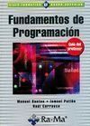 FUNDAMENTOS DE PROGRAMACION. CFGS. (GUIA DEL PROFESOR)