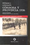 MILITARES Y SUBLEVACION CORDOBA Y PROVINCIA 1936