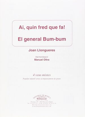 AI, QUIN FRED QUE FA! / EL GENERAL BUM-BUM
