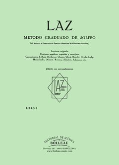 LAZ CON ACOMPAÑAMIENTO - LIBRO I