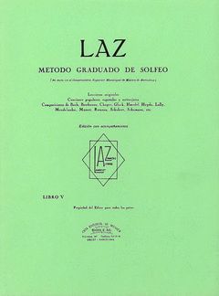 LAZ CON ACOMPAÑAMIENTO - LIBRO V