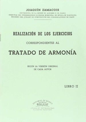 REALIZACION DE LOS EJERCICIOS CORRESPONDIENTES AL TRATADO ARMONÍA LIBRO II