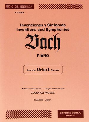 BACH - INVENCIONES Y SINFONIAS (URTEXT ED)