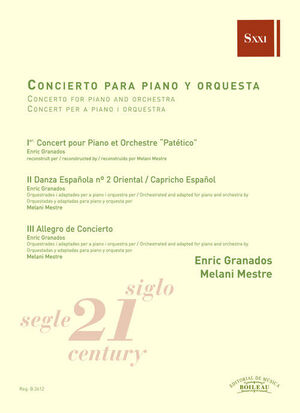 CONCIERTO PARA PIANO Y ORQUESTA