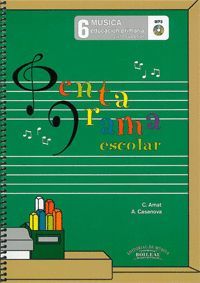 PENTAGRAMA ESCOLAR MÚSICA 6