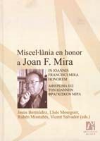 MISCEL·LÀNIA EN HONOR A JOAN F. MIRA.
