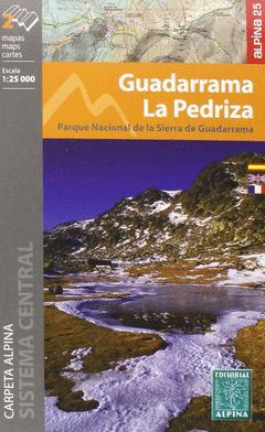 GUADARRAMA LA PEDRIZA [2 MAPAS] 1:25.000 -ALPINA