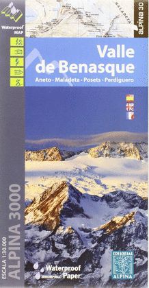 VALLE DE BENASQUE, MAPA WATERPROOF / PAPER IMPERMEABLE