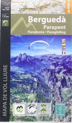 BERGUEDÀ - PARAPENT (MAPA DE VOL LLIURE) 1:50.000