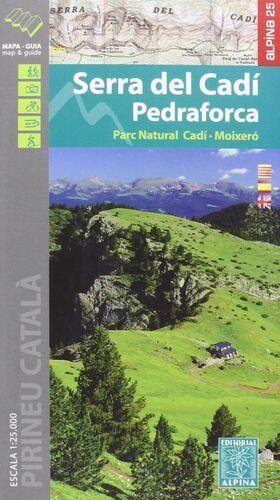 SERRA DEL CADÍ - PEDRAFORCA, MAPA I GUIA EXCURSIONISTA