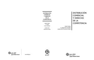 DISTRIBUCION COMERCIAL Y DERECHO DE LA COMPETENCIA