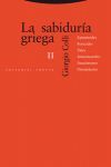 SABIDURIA GRIEGA-2,LA.TROTTA-RUST