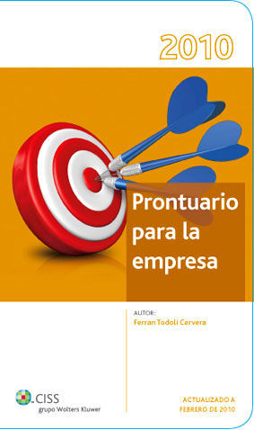 PRONTUARIO PARA LA EMPRESA 2010