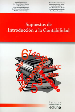 SUPUESTOS DE INTRODUCCION A LA CONTABILIDAD   *** EDIUNO ***