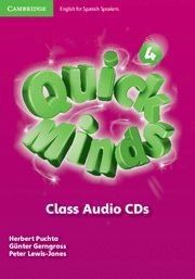 QUICK MINDS LEVEL 4 CLASS AUDIO CDS SPANISH EDITION