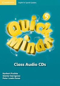 QUICK MINDS LEVEL 5 CLASS AUDIO CDS (5)